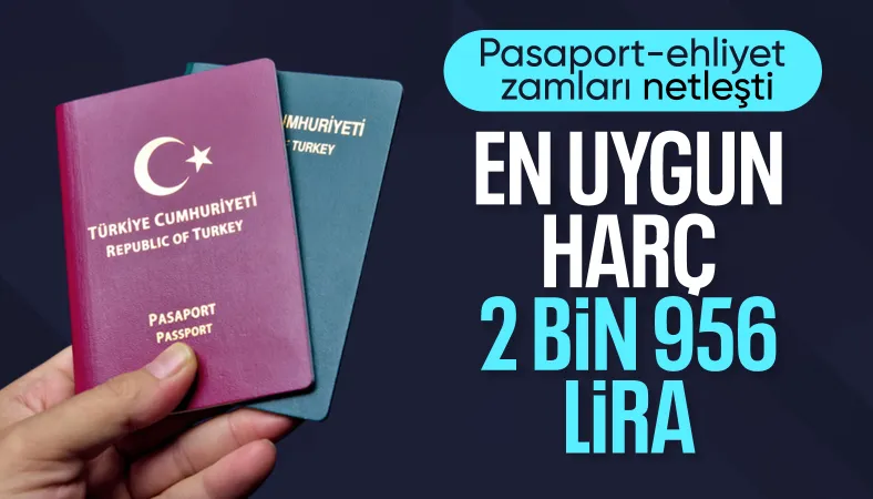 Yeniden değerleme oranına göre ehliyet ve pasaport harçları belli oldu