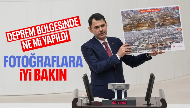 Murat Kurum: 'Devlet nerede' diyenlere asrın inşası ile cevap verdik