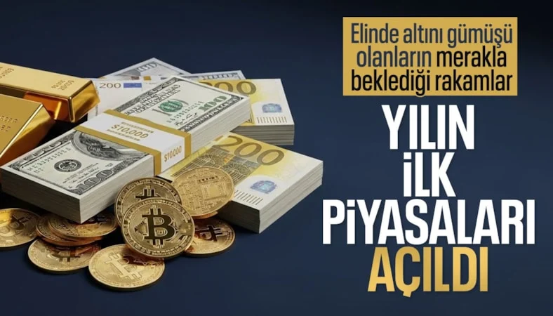 Yıla toparlanarak başladılar! Altın ve gümüş yatırımcısının yüzünü güldü