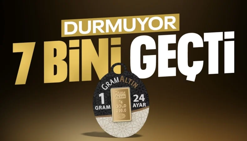 Gram altın 7 bin lirayı geçti! Altın ve gümüş yükselmeye devam ediyor