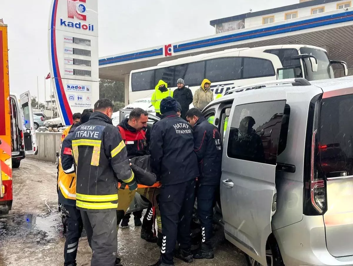 Hatay'da Kaza: Sürücü Yaralandı