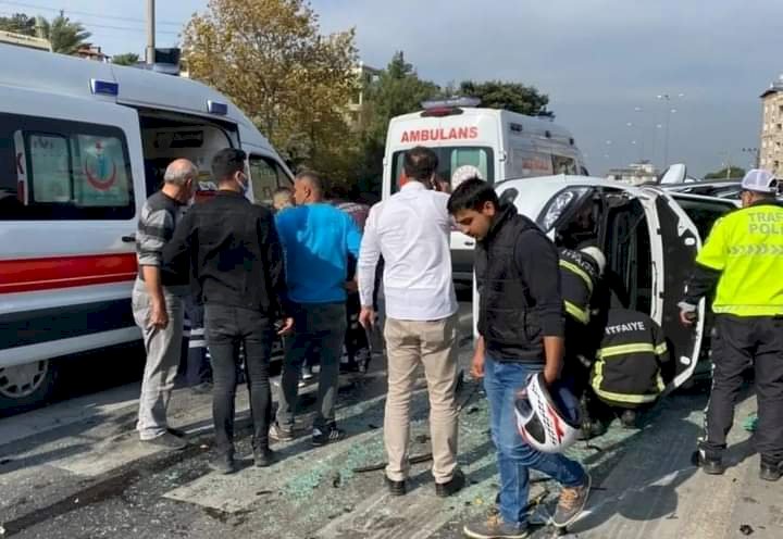 Sarımazı'da Yaralamalı Trafik Kazası Meydana Geldi!